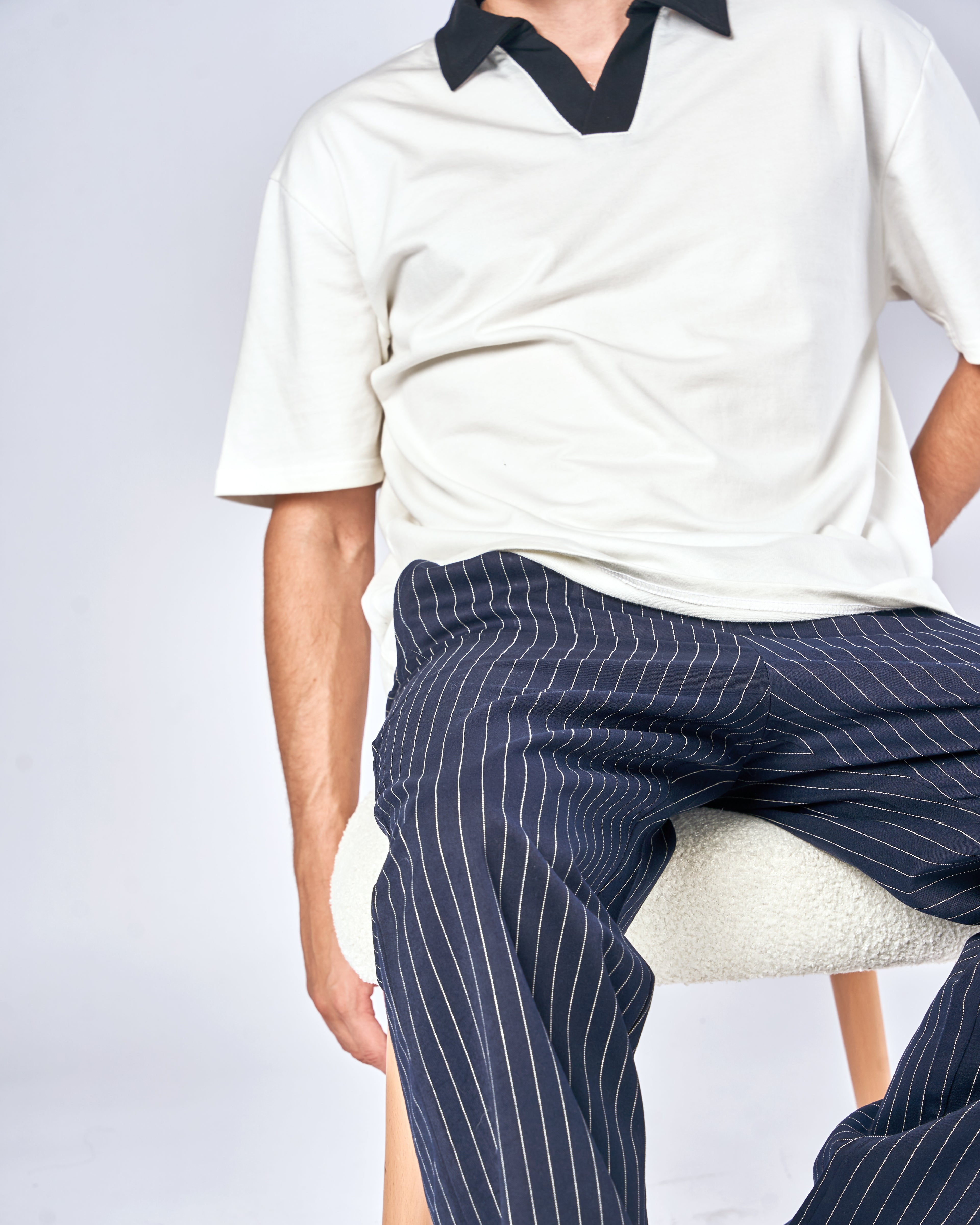 Striped Tailored Pants